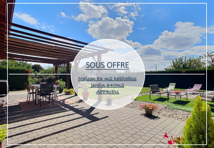 Apprieu (38140) - Maison plain-pied 86 m² 